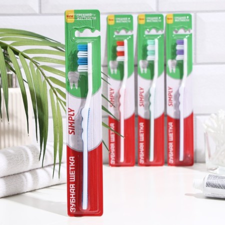 Rendal Simply toothbrush, average stiffness, 1 pc. Mix