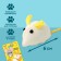 A cat toy - mouse "a piece of cheese"