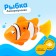 Aquarium fish "Clown", floats in water, works from batteries