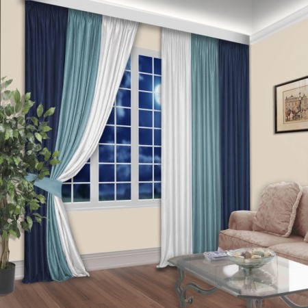 Set of curtains, size 180x260 cm, 2 pcs