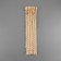 Metal zipper, No. 3, non -proceeding, automatic lock, 30 cm, beige/gold color