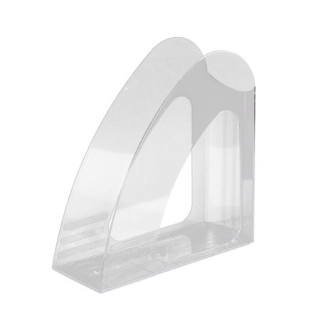 Paper tray Vertical Calligrata "Lumin", tinted, transparent, width 90mm