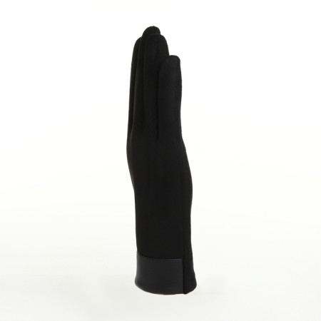 Gloves are female, dimensionless, without insulation, black color-1
