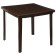 Square table, 80x80x74 cm, brown color