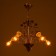 Glori chandelier BP 5x40W E27 Gold Model: 2600545