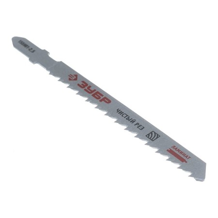 Fabric for the jigsaw of the bison 155901-2.5, T-shaped shank, 10 tpi, 75 mm, 3 pcs.-2