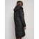 Coat insulated winter female, size 54, black color