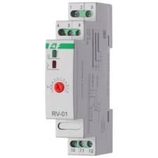 Реле времени F&F EA02.001.007 RV-01 230В, 16А, IP20, задержка включение, монтаж на DIN-рейке   97642