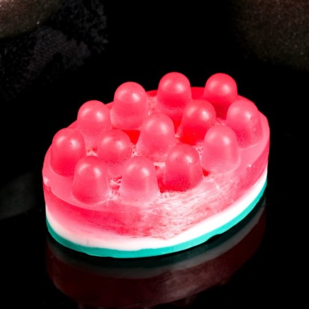 Massage soap with Lufu "Arbuzik" 100g