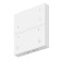 Technical DRC034-8-W wireless control panel, 9.1x8.6x1.5 cm, white color