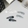 Invisibility for hair "provisions" (set 6 pcs) 5 cm, black and white