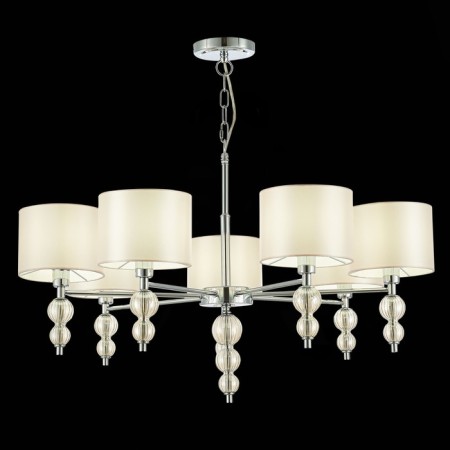 Suspended EVOLUCE lamp. Sle105703-07. Ramer. 7x40 watts, E14, 79x79x45 cm, chromium color-1