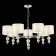 Suspended EVOLUCE lamp. Sle105703-07. Ramer. 7x40 watts, E14, 79x79x45 cm, chromium color