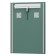 EvoForm mirror, built-in LED-lights 3.5 W, 55x75 cm
