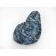 Medical pear chair, size 120x70 cm, print central denim, velor