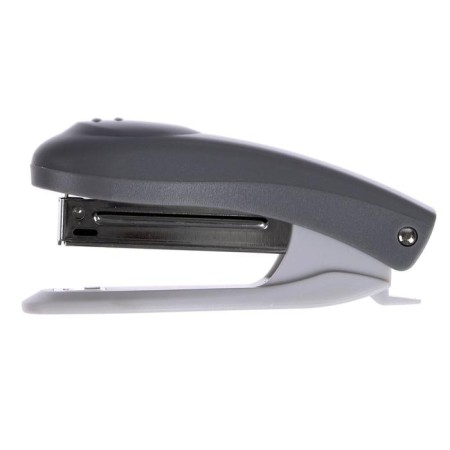 Stapler No. 10, up to 12 sheets, Brauberg Einkommen, plastic case, built -in anti -stepler, gray-5