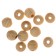 Beads wooden hive 12x13 mm (set 12 pcs) without coating