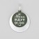 Tarry for engraving + suspension “I am waiting for me at home”, the upper part d = 2.2 cm, lower d = 3 cm, huck color