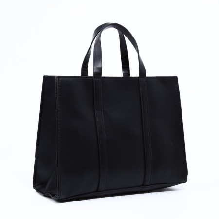 Bag Female Tout with zipper, black color-2