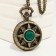 Pocket clock "Compass", quartz, d dial - 3.5 cm, chain - 80 cm