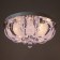 Chandelier 55546/500 CR chrome 5x40W E14 LED PDU 50x50x25cm