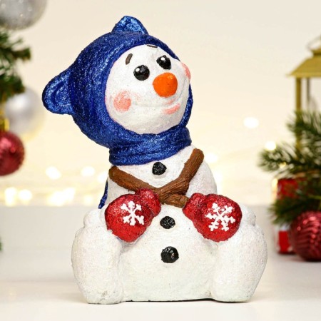 Figure "Snowman in a hat" 12x9x18cm