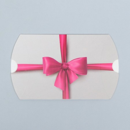 Folding box, pillow, "pink bow" 15 x 11 x 3 cm,-2