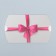 Folding box, pillow, "pink bow" 15 x 11 x 3 cm,