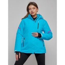 Ski jacket female, size 48, blue color