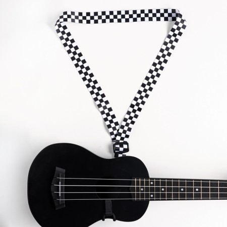 Music Life Ukulelet belt, 50 cm, checkers