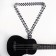 Music Life Ukulelet belt, 50 cm, checkers