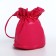 Puff bag, fuchsia color