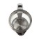 Electric Deerama DEM-SH50W, glass, 1.7 l, 2200 watts, adjustment t °, silver