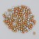 Glass beads 6/0 "metallic. Melange. Gold and silver" 10 g