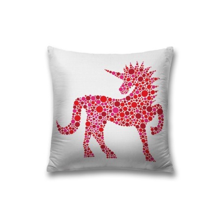 Decorative pillowcase "Bubble unicorn", on a zipper, size 45x45 cm