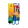 Baby scissors for left-handed 12.5 cm multi-bullets "Raccoon Adventures", euro suspension, mix