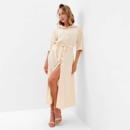 Women's dress minku: enjoy Beige color, rr 44-2