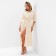 Women's dress minku: enjoy Beige color, rr 44