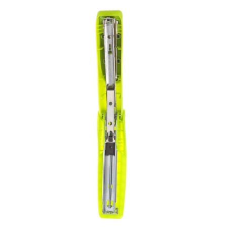 Stapler Erichkrause Ergoline No. 10, up to 15 sheets, built-in anti-stepler, rubber anti-slip insert, bright salad-4