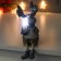 Souvenir Polystone Light "Losik with silver horns with a candle" MIX 15.5x7x8.7 cm