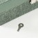 Casket to the leatherette for jewelry "Green" combined 23x17.2x9 cm