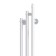 Electric towel Indigo Sky, 1500x170 mm, timer, right, white