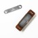 Magnet furniture tundra M003BR, 72x13 mm, large, brown color, 1 pc.