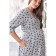 Female set (shirt/robe) for pregnant women, gray color, size 52