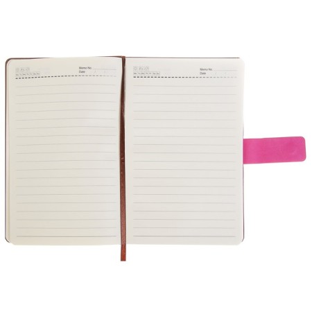 Organizer A5, with a header, 120 sheets in a ruler, PVC cover, mix-2