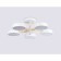LED LED suspended Ambrella Comfort Linetech FL4825, 65W, LED, white, light wood color