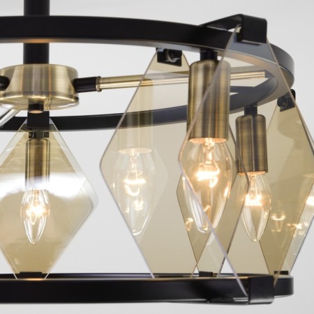 Smart ceiling lamp Aragon, 60W, E14, 55x55x33 cm-2