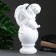 Figure "Angel Sleeping on the Ball" White 15x19x40cm