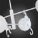 Ceiling EVOLUCE lamp. Sle115102-04. Tenato. 4x60 watts, E14, 71x71x50 cm, white color