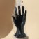 Interior candle "Women's hand", black, 225*85 mm